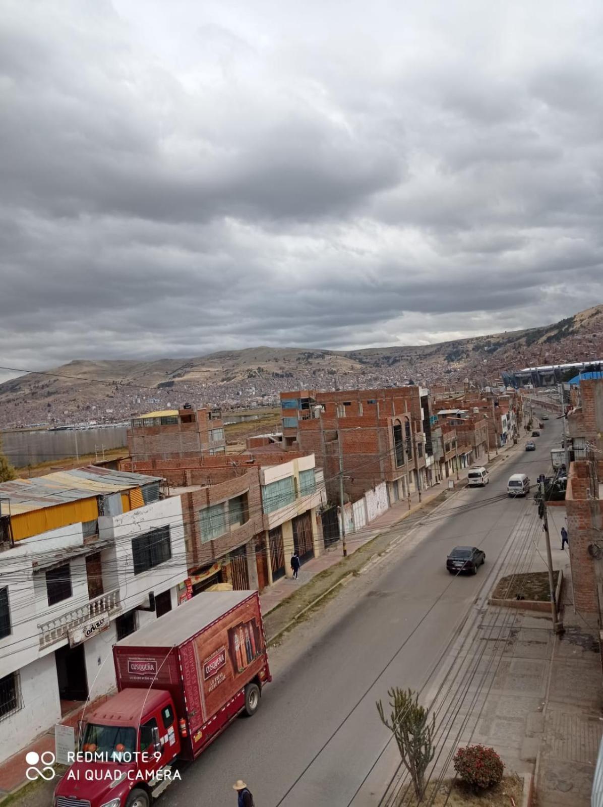 Hostal Vista Al Lago Titicaca Puno Buitenkant foto